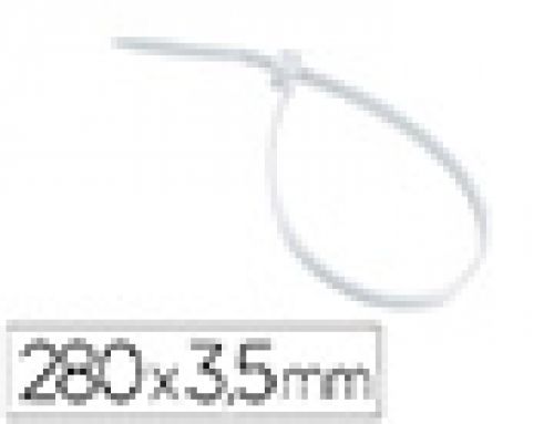 Abracadeira 3m para interior branco 280x3,5 mm bolsa de 100 unidades , 3m , 150117 , 8021684538902